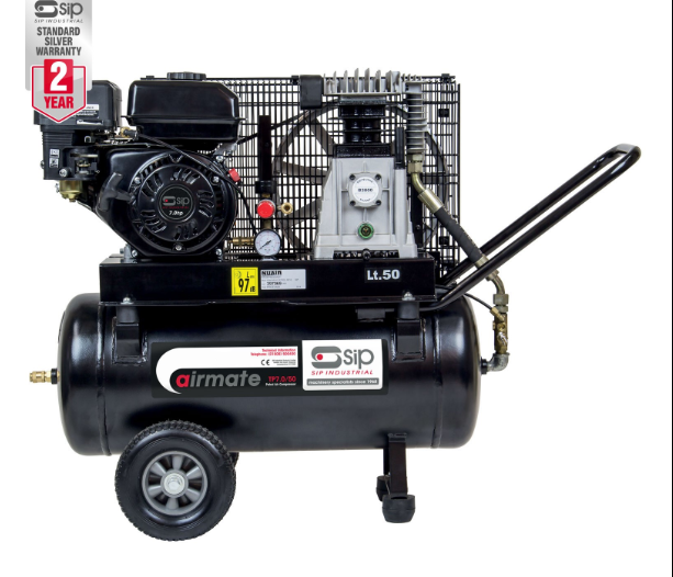 SIP 50ltr Petrol Compressor
