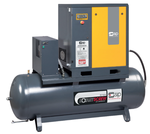 Rotary Screw Compressor with Dryer