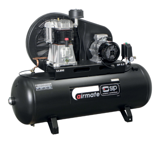 SIP 200ltr Belt Drive Air Compressor