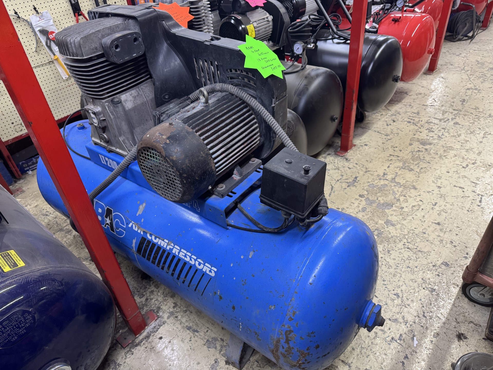 200ltr Belt Drive Air Compressor