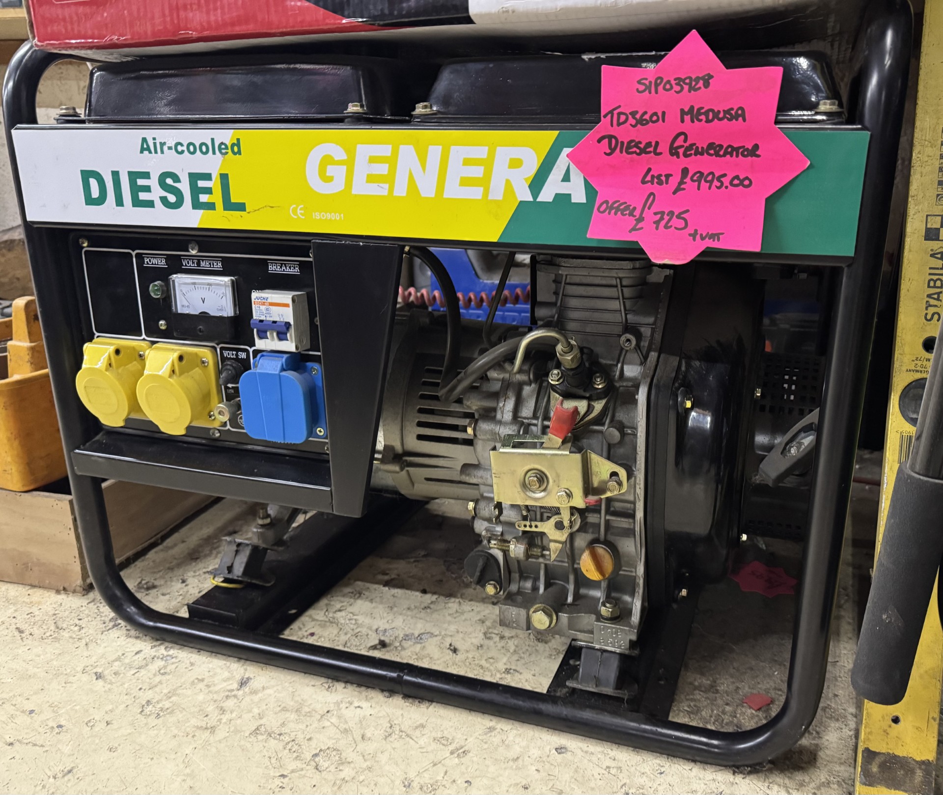TD3601 Air Cooler Diesel Generator